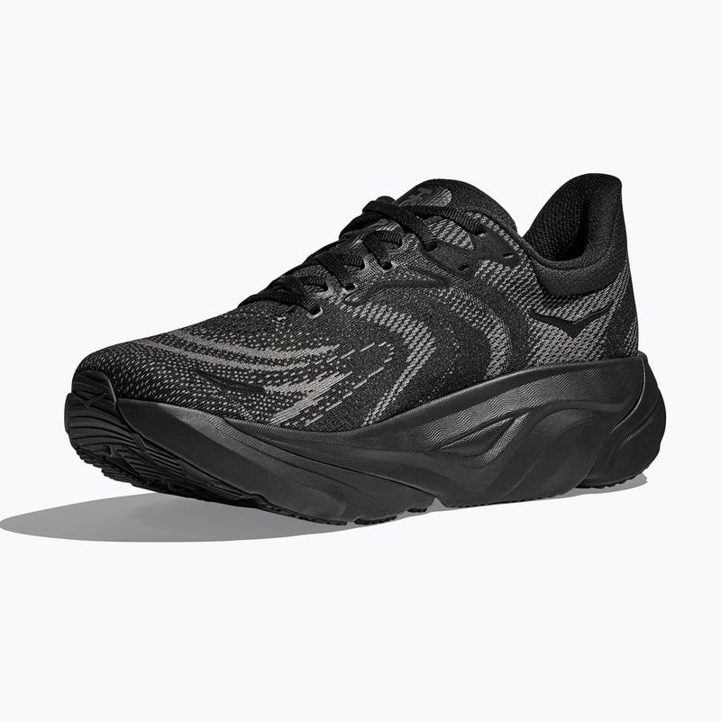 Scarpe da corsa da uomo HOKA Arahi 8 Wide nero/nero 4