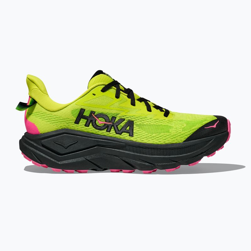 Scarpe da corsa da uomo HOKA Challenger 8 neon hoka citrus/nero 2