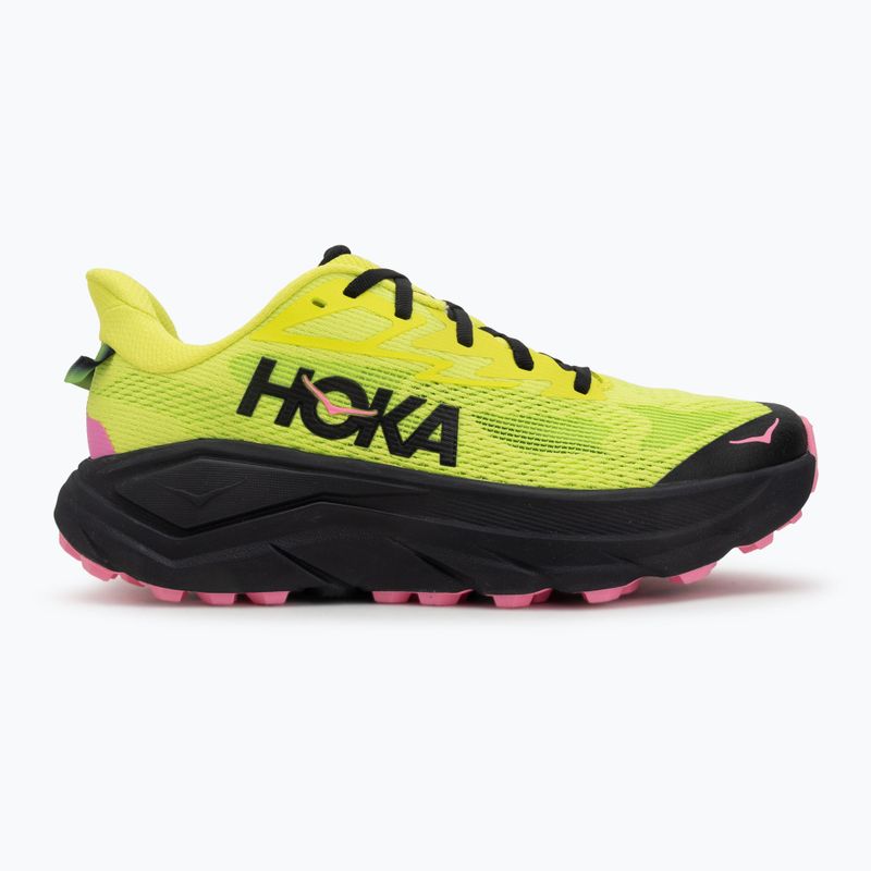 Scarpe da corsa da uomo HOKA Challenger 8 neon hoka citrus/nero 2