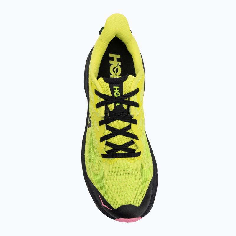 Scarpe da corsa da uomo HOKA Challenger 8 neon hoka citrus/nero 5
