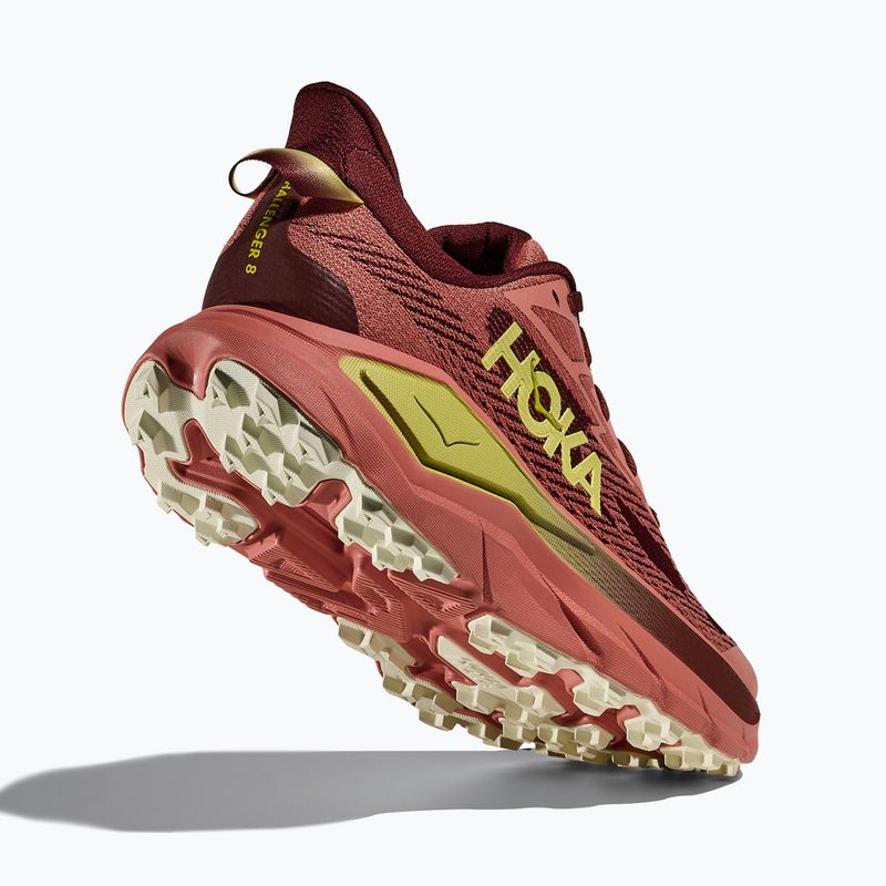 Scarpe da corsa da donna HOKA Challenger 8 blush/dark cedar 8