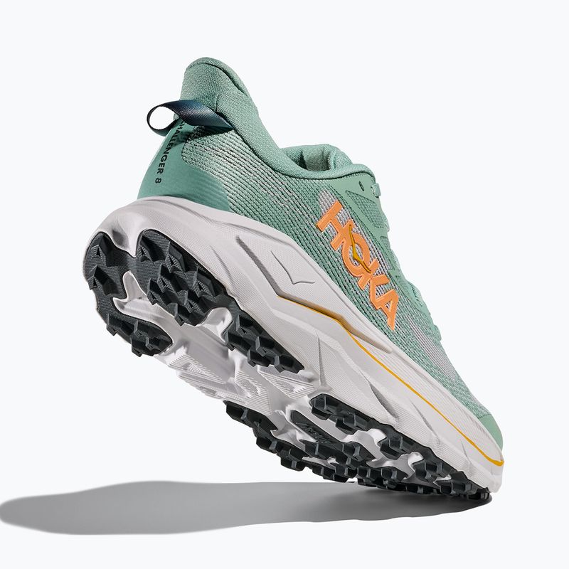 Scarpe da corsa da donna HOKA Challenger 8 giada/grigio cosmico 12