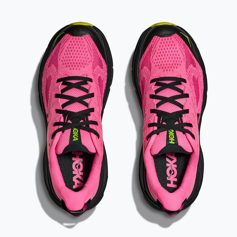Scarpe da corsa da donna HOKA Challenger 8 neon rose/black 8