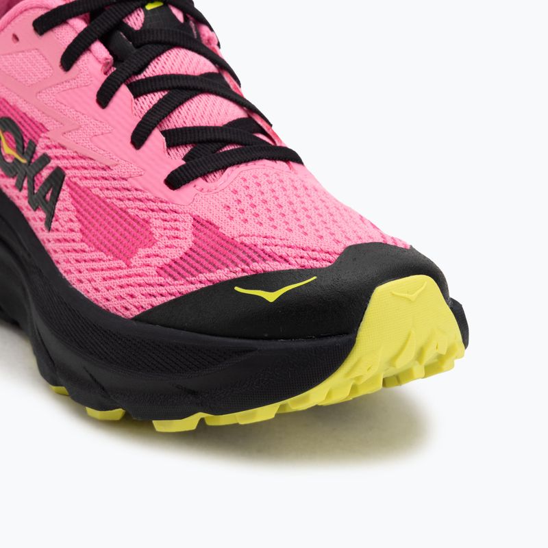 Scarpe da corsa da donna HOKA Challenger 8 neon rose/black 7