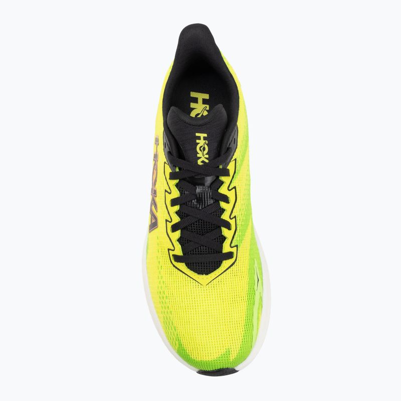 Scarpe da running uomo Hoka Mach X 3 neon hoka citrus/neon lime 5