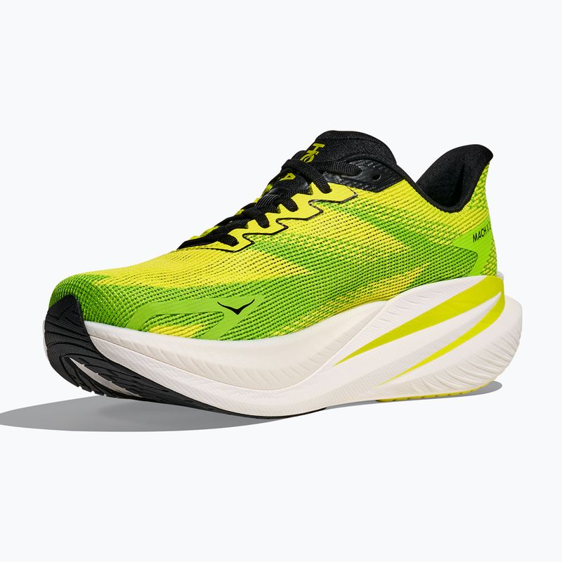 Scarpe da running uomo Hoka Mach X 3 neon hoka citrus/neon lime 4
