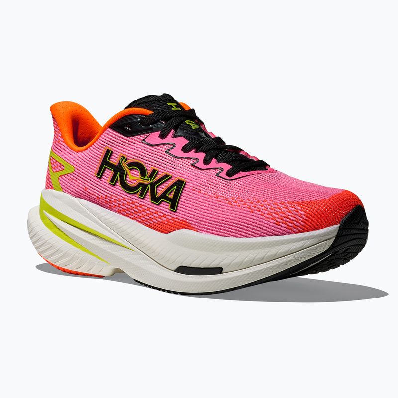 Scarpe scarpe da corsa donna Hoka Mach X 3 neon rose/neon tangerine