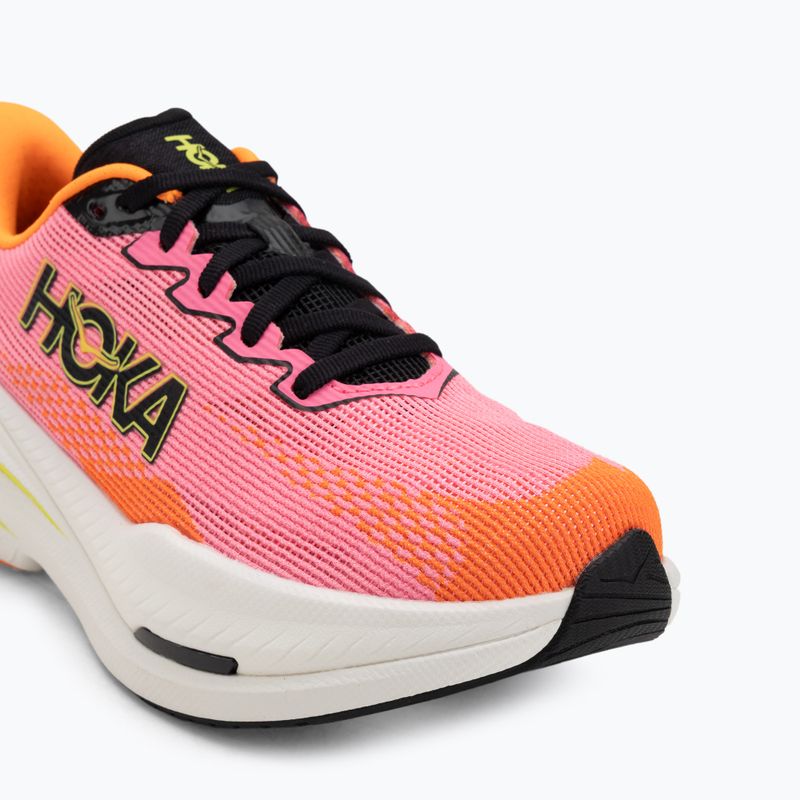 Scarpe scarpe da corsa donna Hoka Mach X 3 neon rose/neon tangerine 7