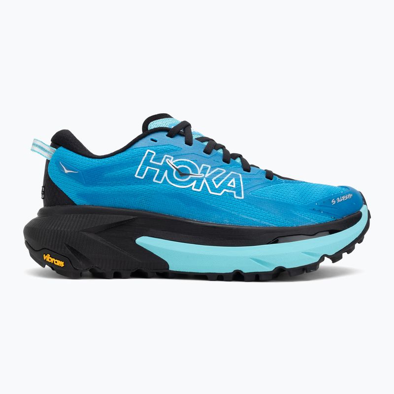 Scarpe da corsa da uomo HOKA Mafate 5 skyward blue/black 2
