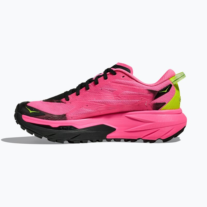 Scarpe da corsa da donna HOKA Matafe 5 neon rose/black 3