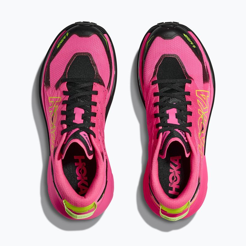 Scarpe da corsa da donna HOKA Matafe 5 neon rose/black 8