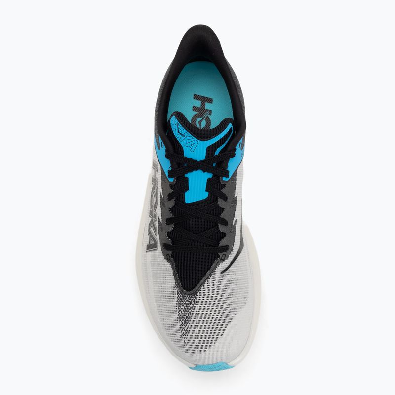 Scarpe da corsa HOKA Rocket X 3 bianco/nero 5
