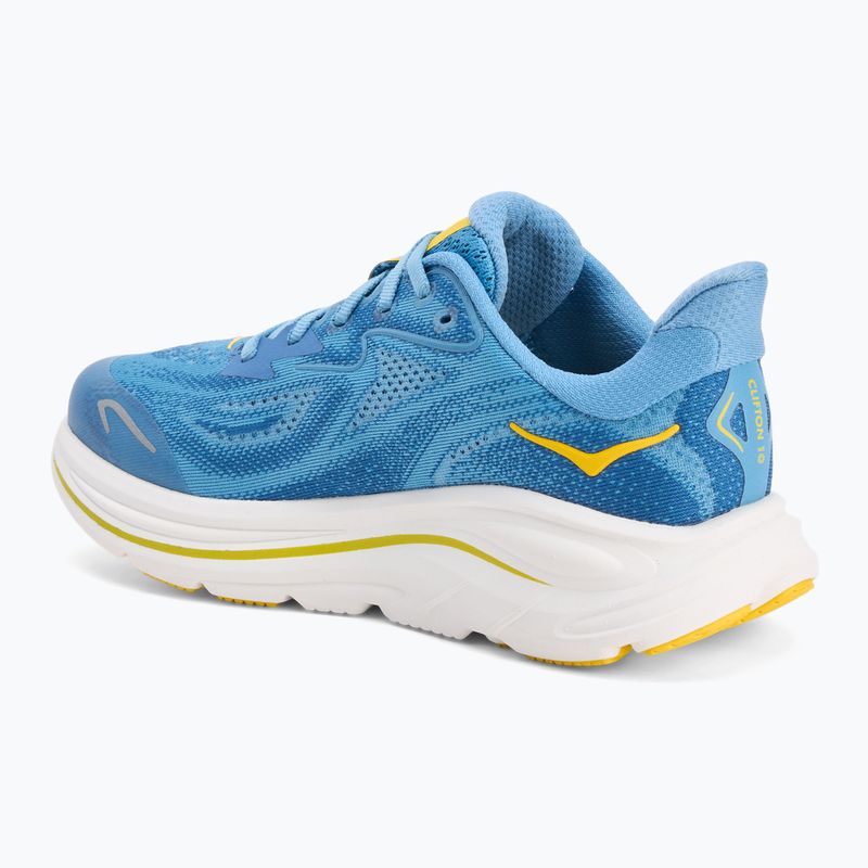 HOKA Clifton 10 scarpe da corsa per bambini blu alpino/notte nebbiosa 3