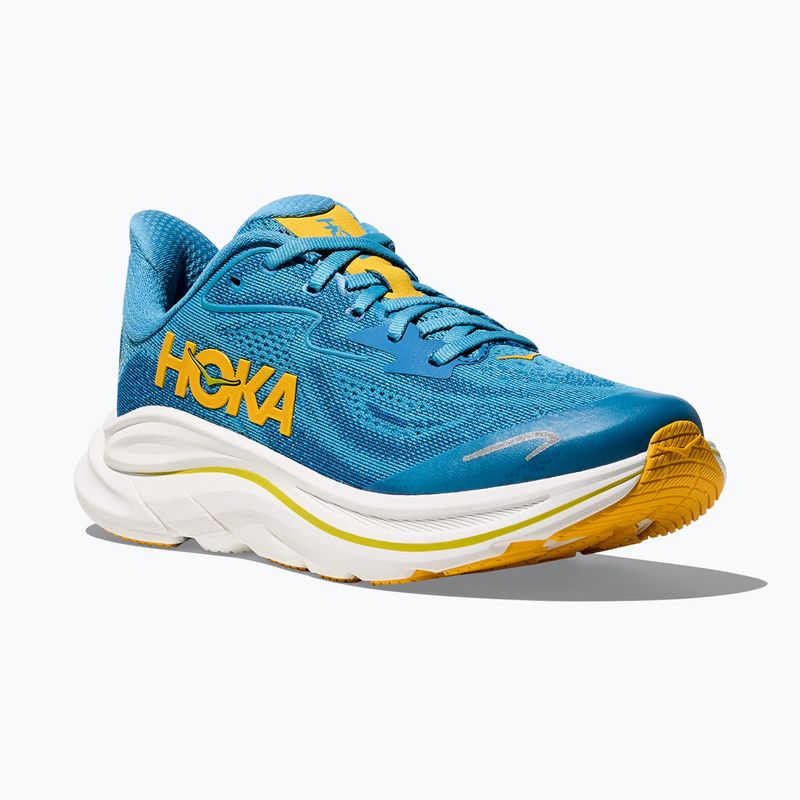 HOKA Clifton 10 scarpe da corsa per bambini blu alpino/notte nebbiosa 8