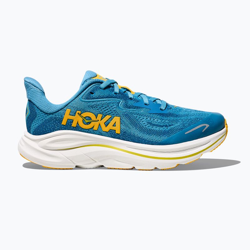 HOKA Clifton 10 scarpe da corsa per bambini blu alpino/notte nebbiosa 9