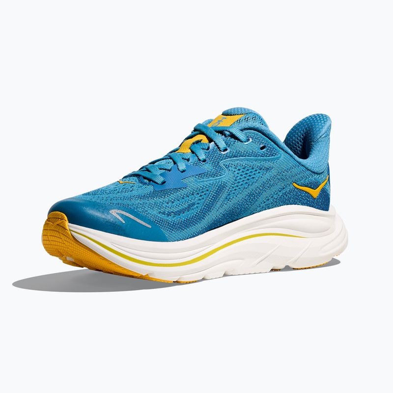 HOKA Clifton 10 scarpe da corsa per bambini blu alpino/notte nebbiosa 11