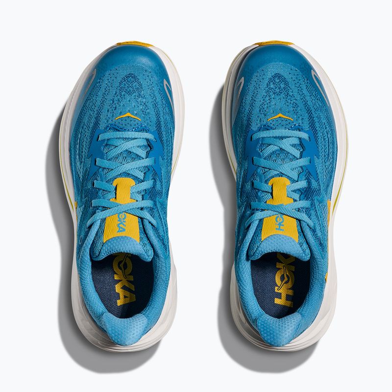 HOKA Clifton 10 scarpe da corsa per bambini blu alpino/notte nebbiosa 15