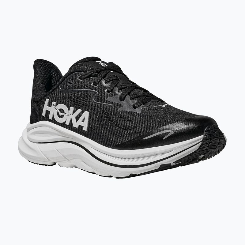 Scarpe da corsa per bambini HOKA Clifton 10 black/white 8
