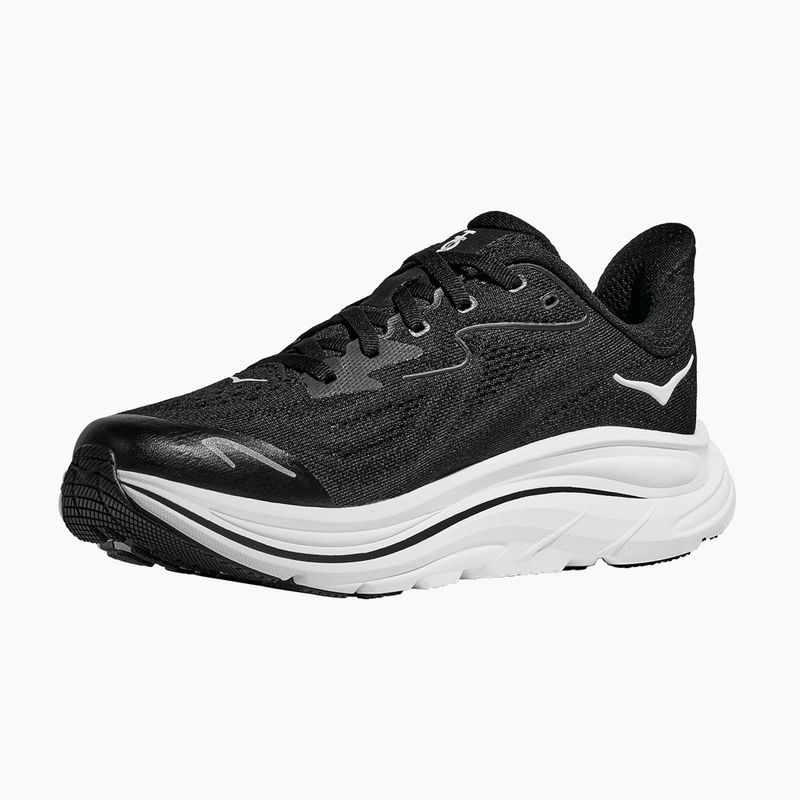 Scarpe da corsa per bambini HOKA Clifton 10 black/white 11