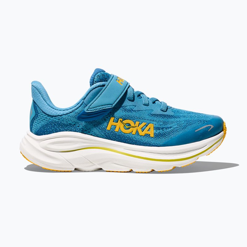 Scarpe da corsa per bambini HOKA Clifton 10 alpine blue/foggy night 9