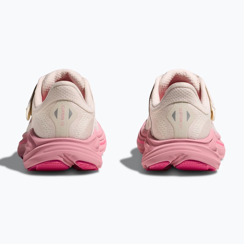 HOKA Clifton 10 crema rosa/rosa secca, scarpe da corsa per bambini 13