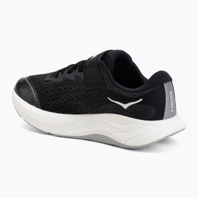 Scarpe da corsa per bambini HOKA Rincon 4 Little Kids black/white 3