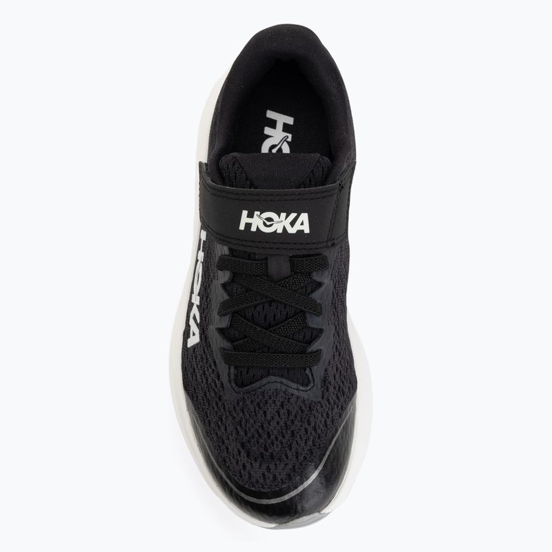 Scarpe da corsa per bambini HOKA Rincon 4 Little Kids black/white 5