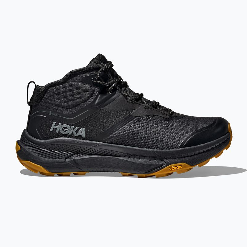 Scarpe da trekking da uomo HOKA Transport Hike GTX nero/nero 2