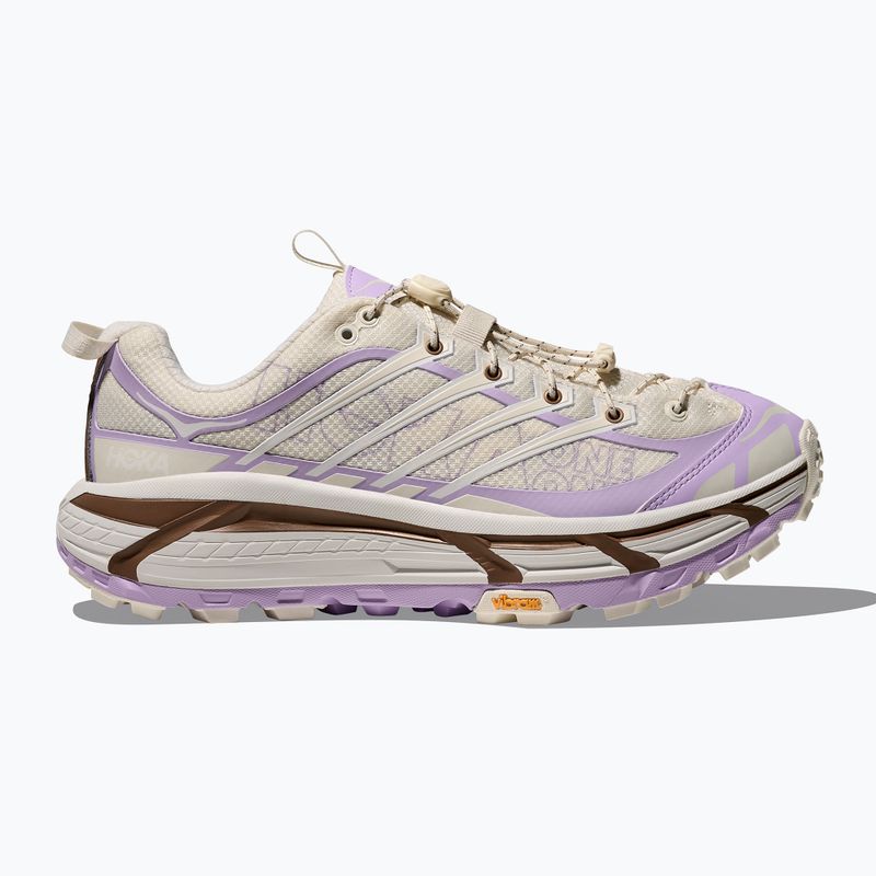 Scarpe HOKA Mafate Three 2 Wordmark Alabaster/Iris Flower 2