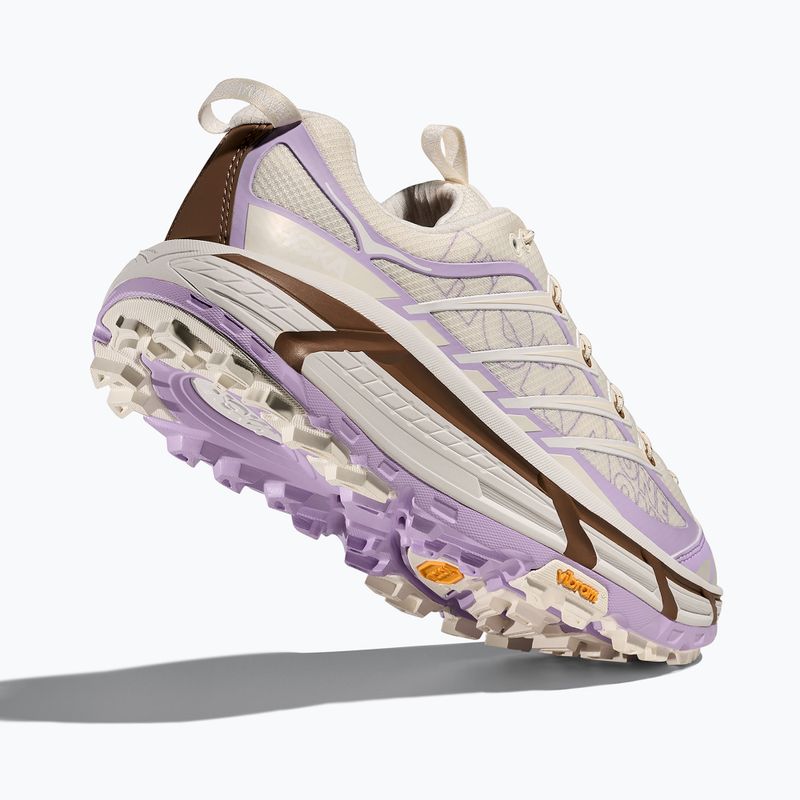 Scarpe HOKA Mafate Three 2 Wordmark Alabaster/Iris Flower 5