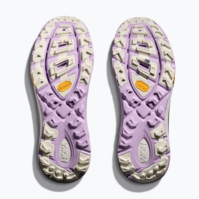 Scarpe HOKA Mafate Three 2 Wordmark Alabaster/Iris Flower 7