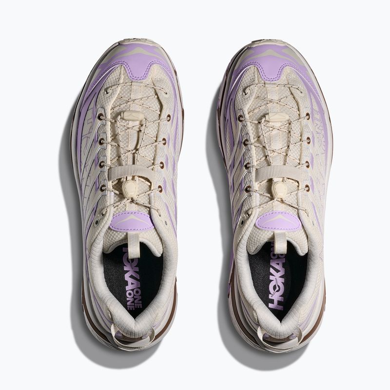Scarpe HOKA Mafate Three 2 Wordmark Alabaster/Iris Flower 8