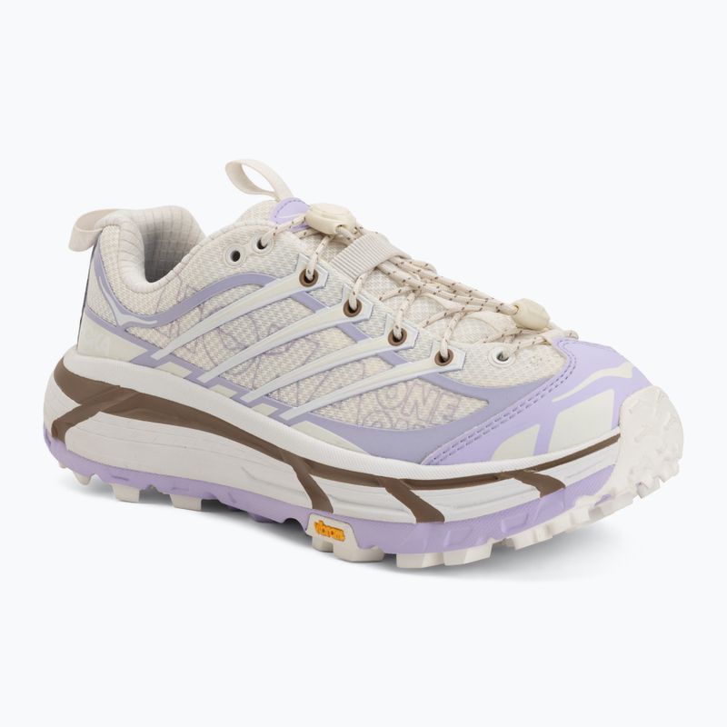 Scarpe HOKA Mafate Three 2 Wordmark Alabaster/Iris Flower