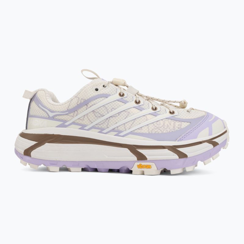 Scarpe HOKA Mafate Three 2 Wordmark Alabaster/Iris Flower 2