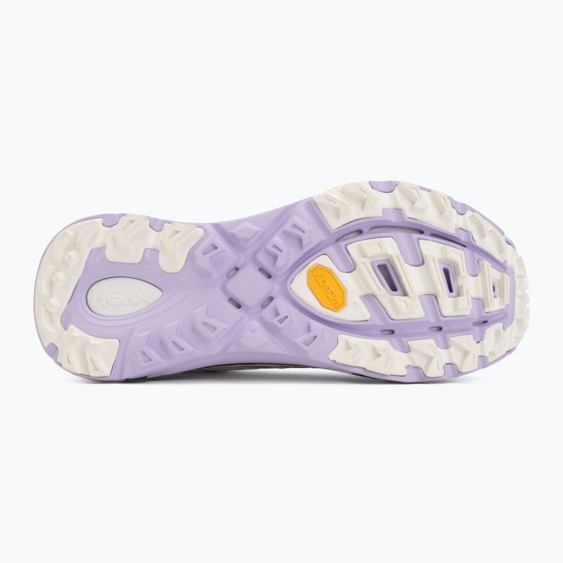 Scarpe HOKA Mafate Three 2 Wordmark Alabaster/Iris Flower 4