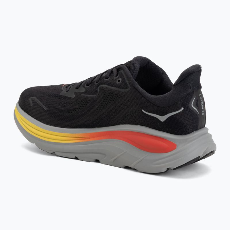 Scarpe da running da uomo HOKA Clifton 10 black/grey 3