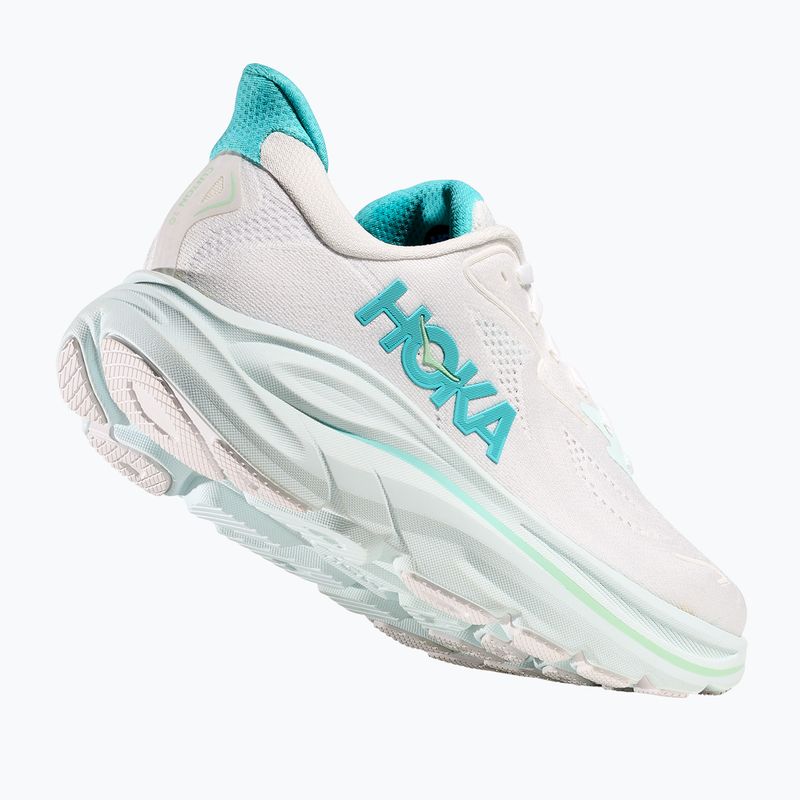 Scarpe da corsa da donna HOKA Clifton 10 bianco/rosa elettrico 4