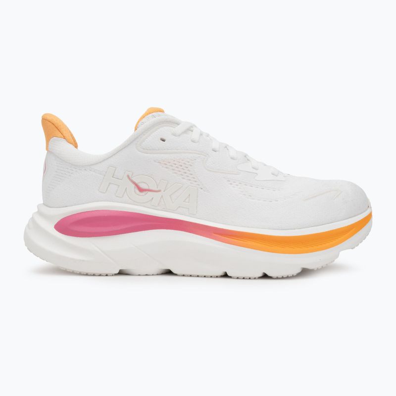 Scarpe da corsa da donna HOKA Clifton 10 bianco/rosa elettrico 2