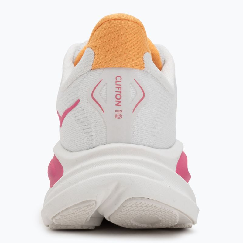 Scarpe da corsa da donna HOKA Clifton 10 bianco/rosa elettrico 6