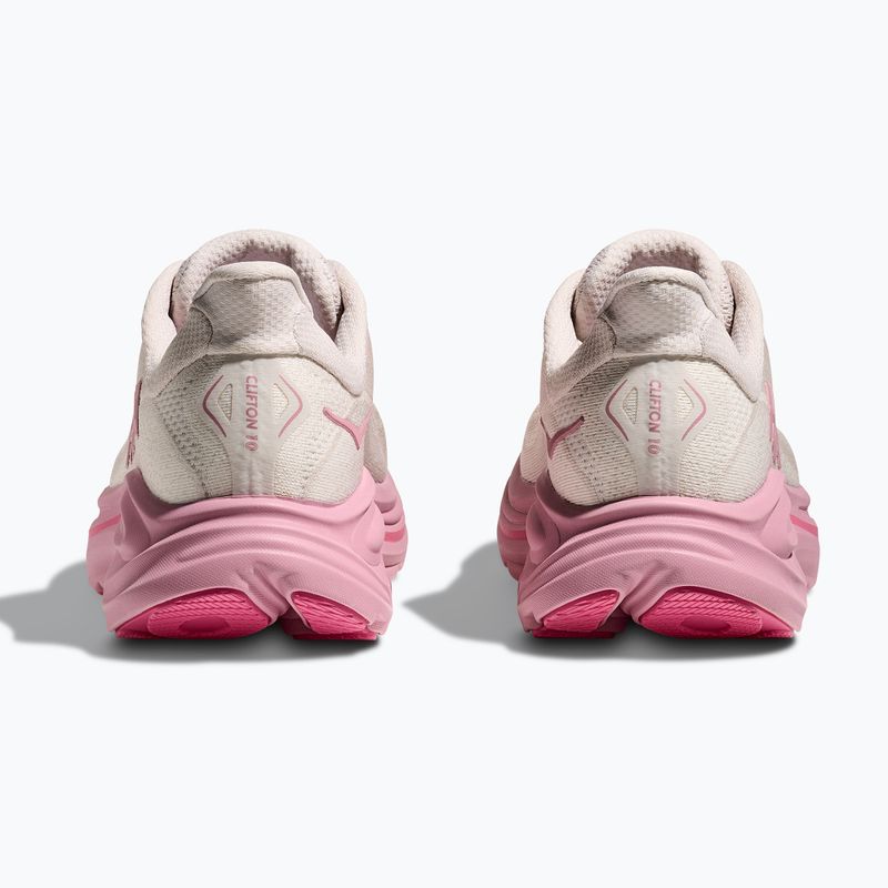 Scarpe da corsa da donna HOKA Clifton 10 Wide rose cream/dried rose 6