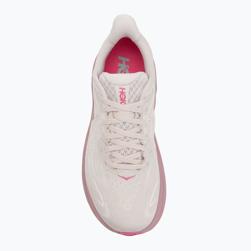 Scarpe da corsa da donna HOKA Clifton 10 Wide rose cream/dried rose 5