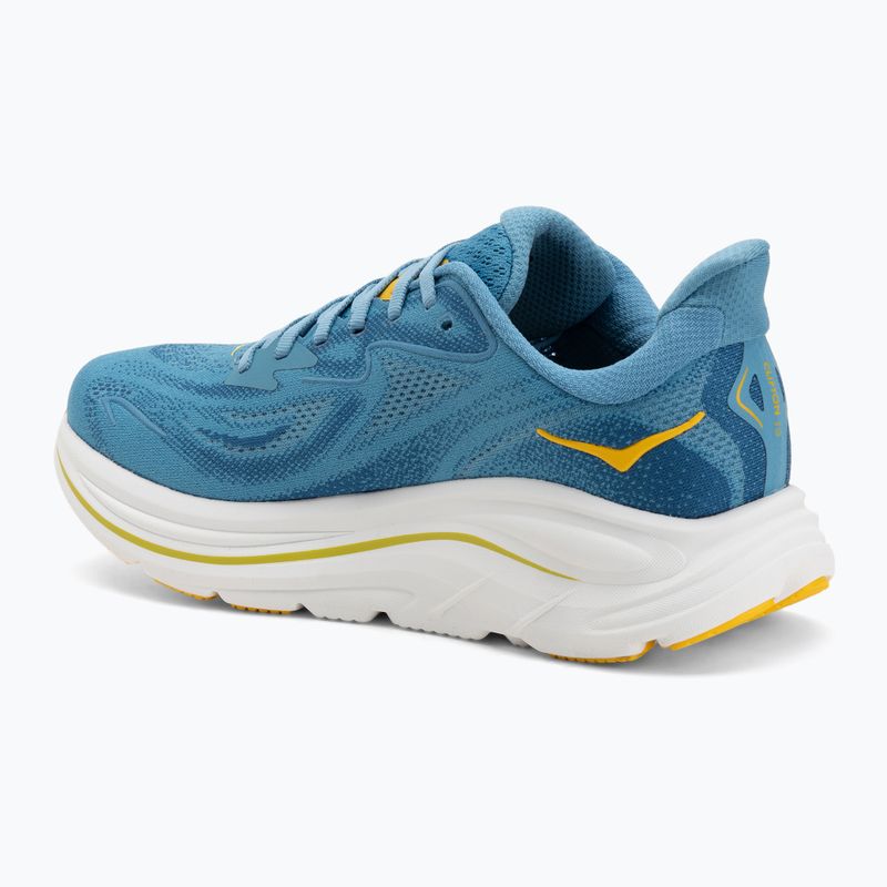 Scarpe da corsa da uomo HOKA Clifton 10 Wide alpine blue/foggy night 3