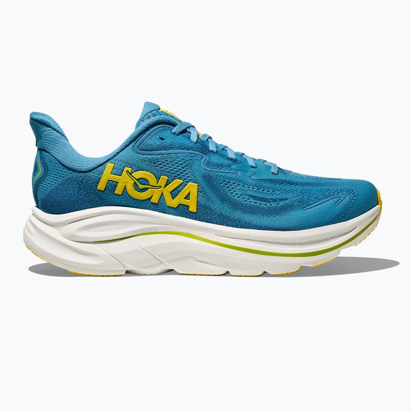 Scarpe da corsa da uomo HOKA Clifton 10 Wide alpine blue/foggy night 2