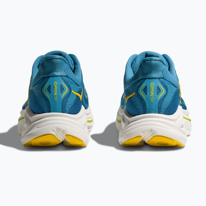 Scarpe da corsa da uomo HOKA Clifton 10 Wide alpine blue/foggy night 6