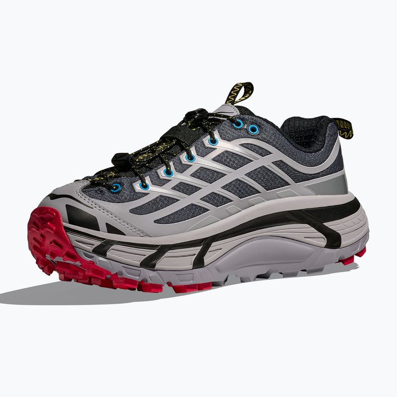 Scarpe HOKA Mafate Three 2 Wordmark Ash Grey/Outer Orbit 4