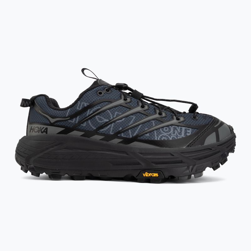 Scarpe HOKA Mafate Three 2 Wordmark Black/Outer Orbit 2