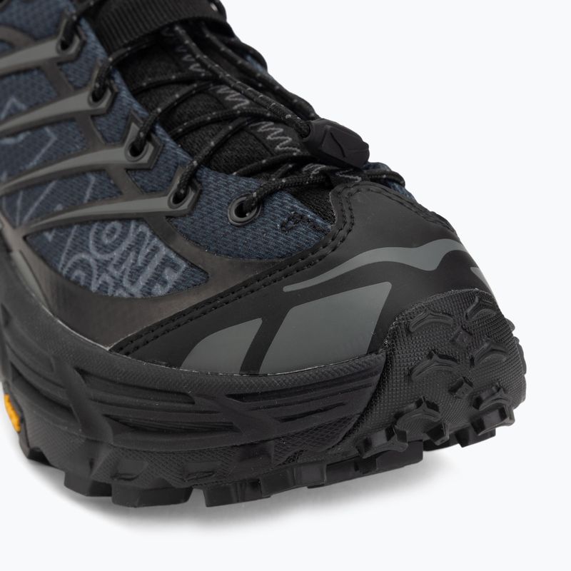 Scarpe HOKA Mafate Three 2 Wordmark Black/Outer Orbit 7
