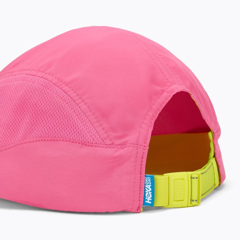 Cappellino con visiera HOKA Run electric rose 4