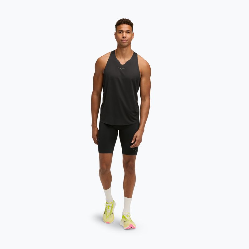 Maglietta da corsa uomo HOKA Race Singlet hoka black 2