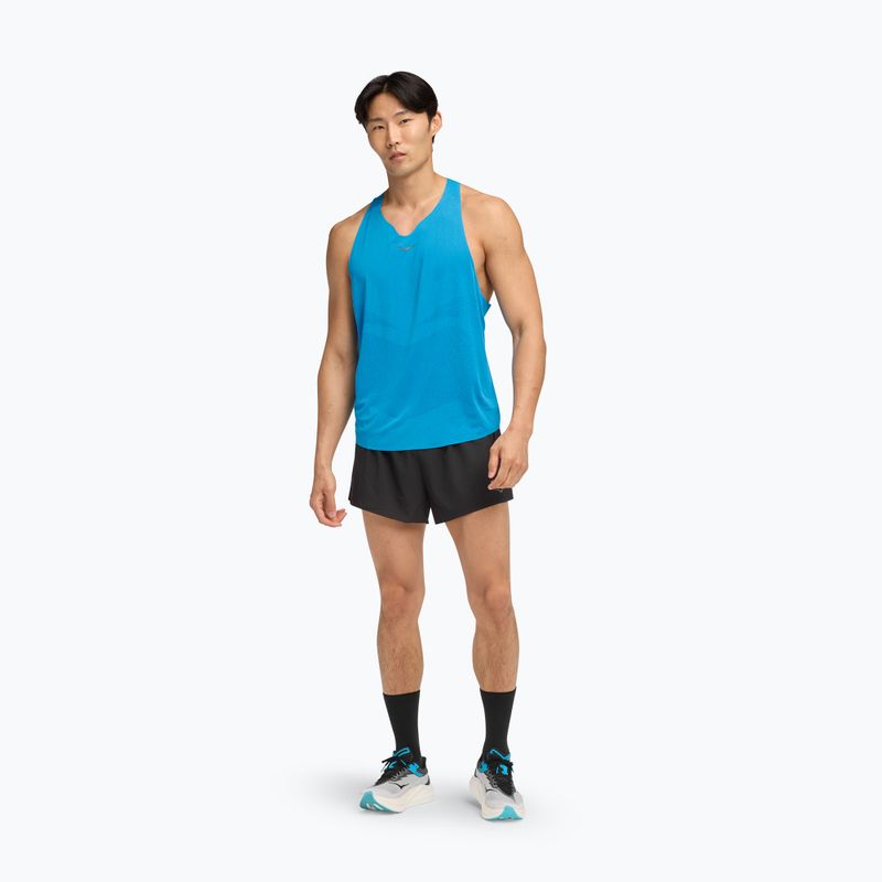 Maglietta da corsa uomo HOKA Race Singlet hoka blue 2
